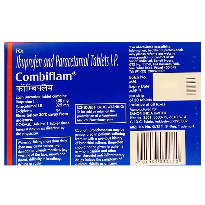 1. Combiflam Tablet: Uses, Side Effects, Dosage & Price [2025 Guide]